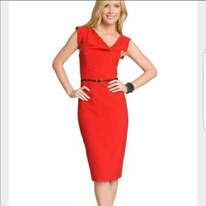 Black Halo Red dress